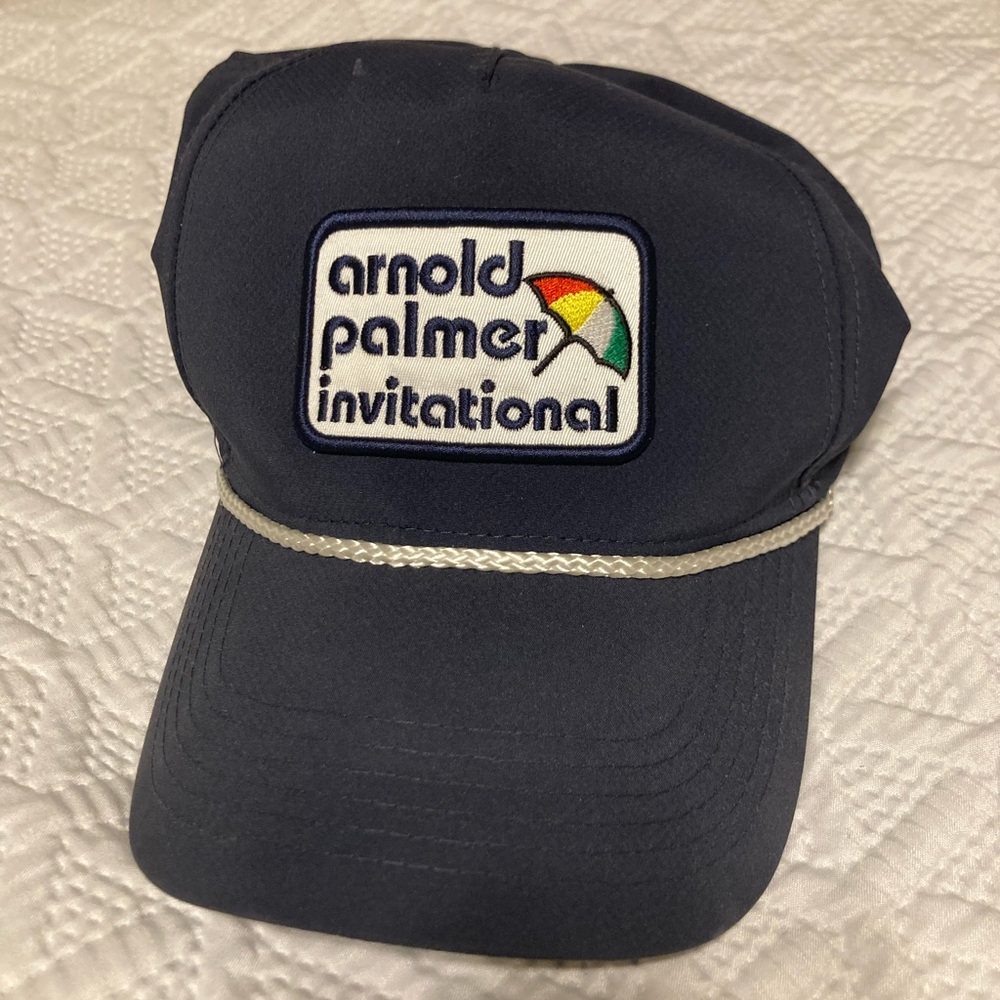 NEW, never worn Arnold Palmer Invitational Black Cap